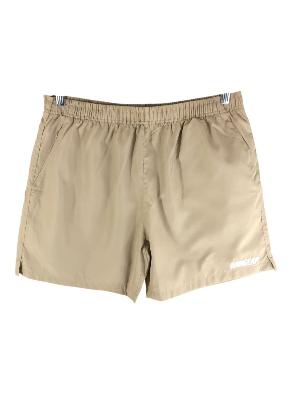 RawGear Bradley Martyn Mens Shorts Mesh Lined Pockets Drawstring Beige XL